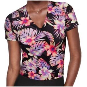 Victoria’s Secret neon tropical wrap XS coconutgirl crop top